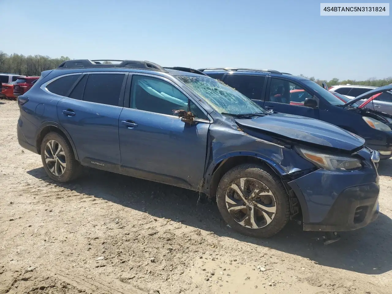 2022 Subaru Outback Limited VIN: 4S4BTANC5N3131824 Lot: 52550295
