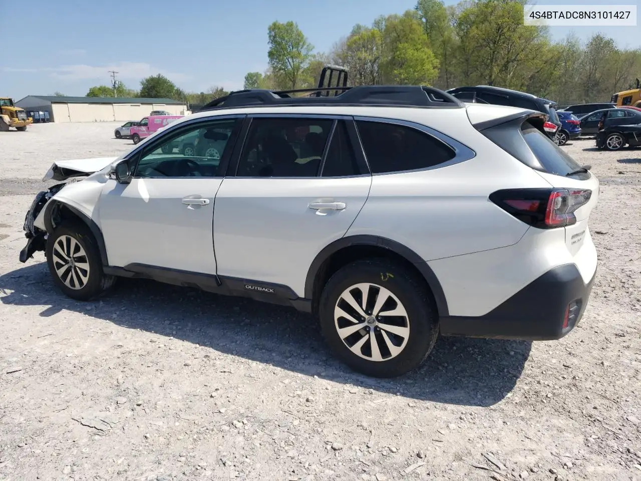 2022 Subaru Outback Premium VIN: 4S4BTADC8N3101427 Lot: 52764635