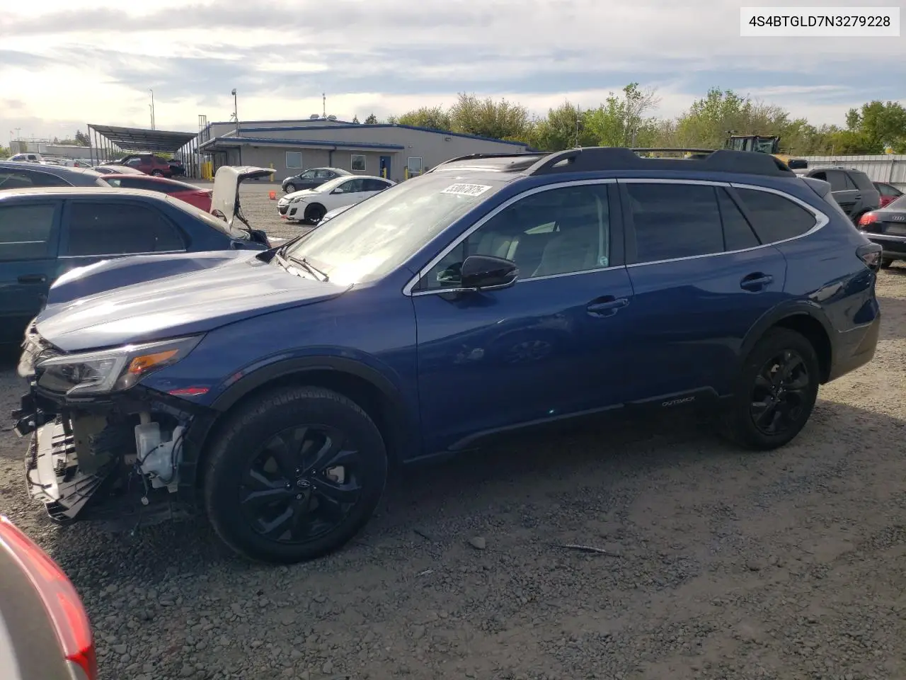 2022 Subaru Outback Onyx Edition Xt VIN: 4S4BTGLD7N3279228 Lot: 53067875