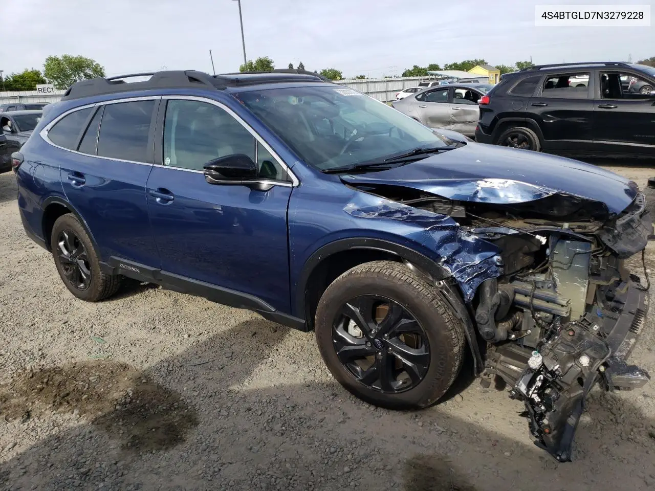2022 Subaru Outback Onyx Edition Xt VIN: 4S4BTGLD7N3279228 Lot: 53067875