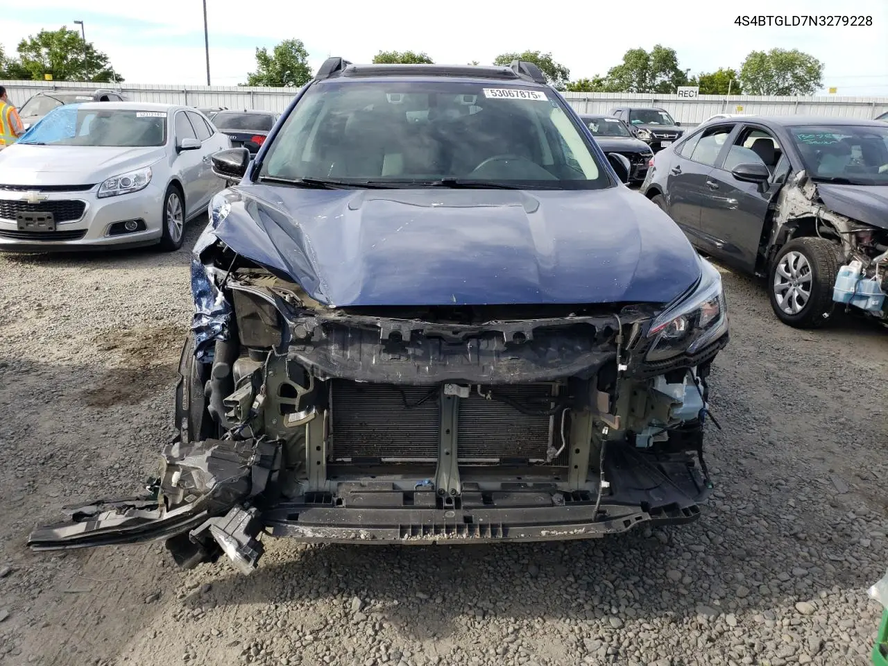 2022 Subaru Outback Onyx Edition Xt VIN: 4S4BTGLD7N3279228 Lot: 53067875