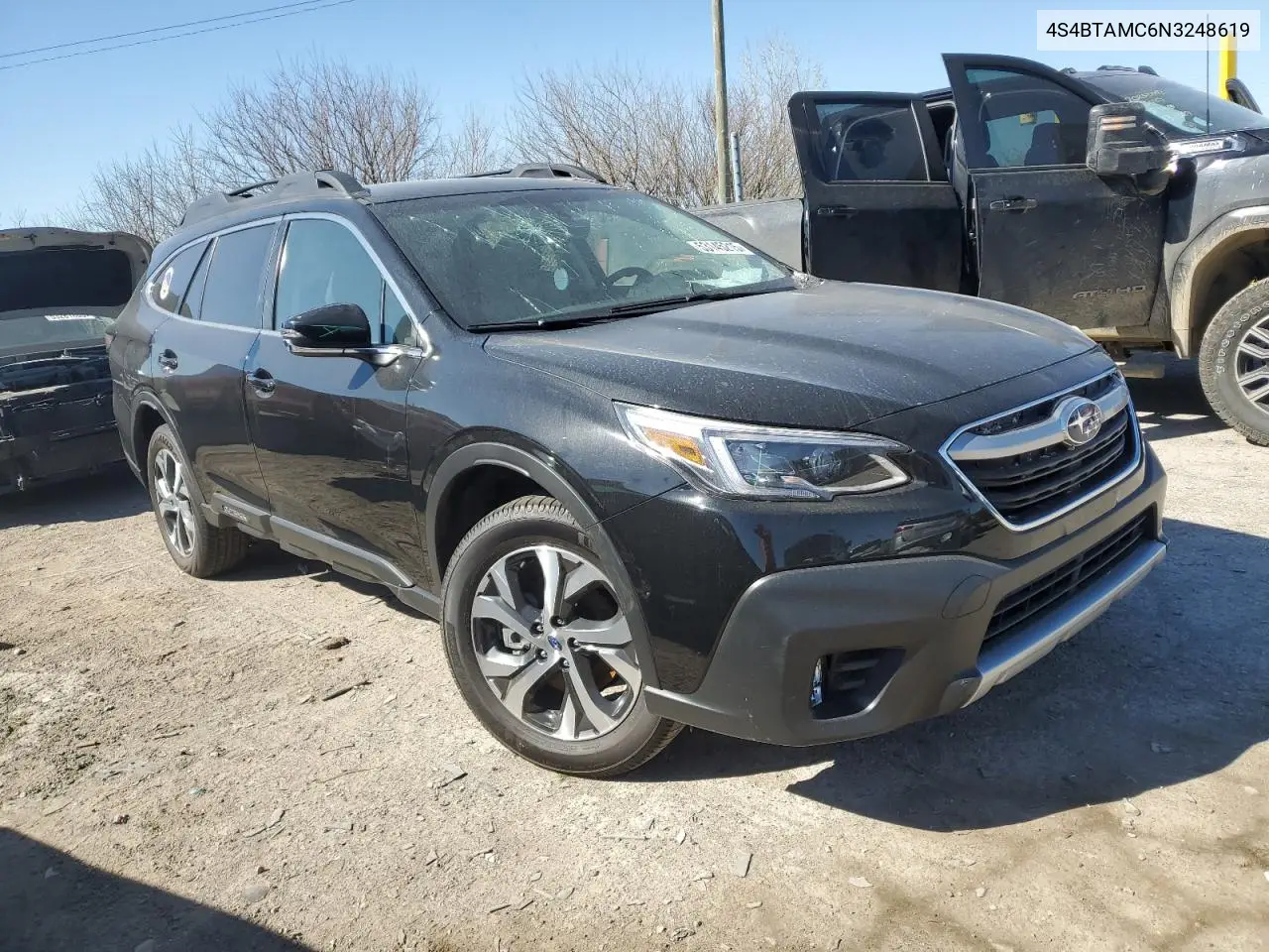 2022 Subaru Outback Limited VIN: 4S4BTAMC6N3248619 Lot: 53145215