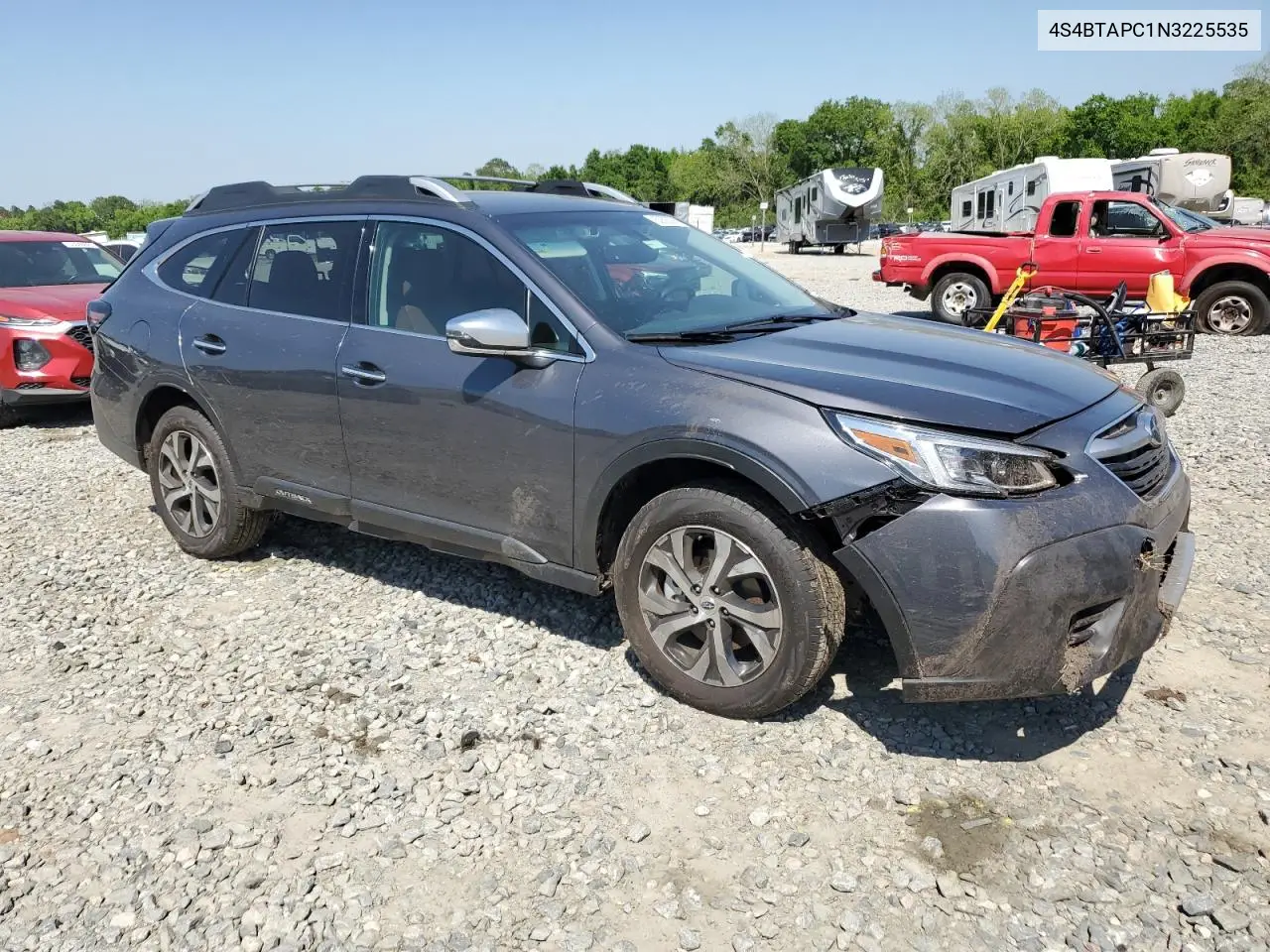 2022 Subaru Outback Touring VIN: 4S4BTAPC1N3225535 Lot: 53825385