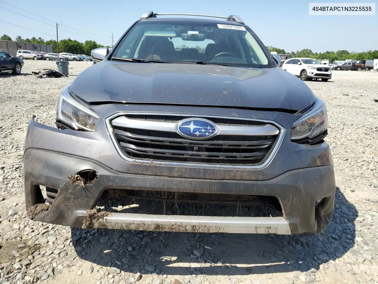 2022 Subaru Outback Touring VIN: 4S4BTAPC1N3225535 Lot: 53825385