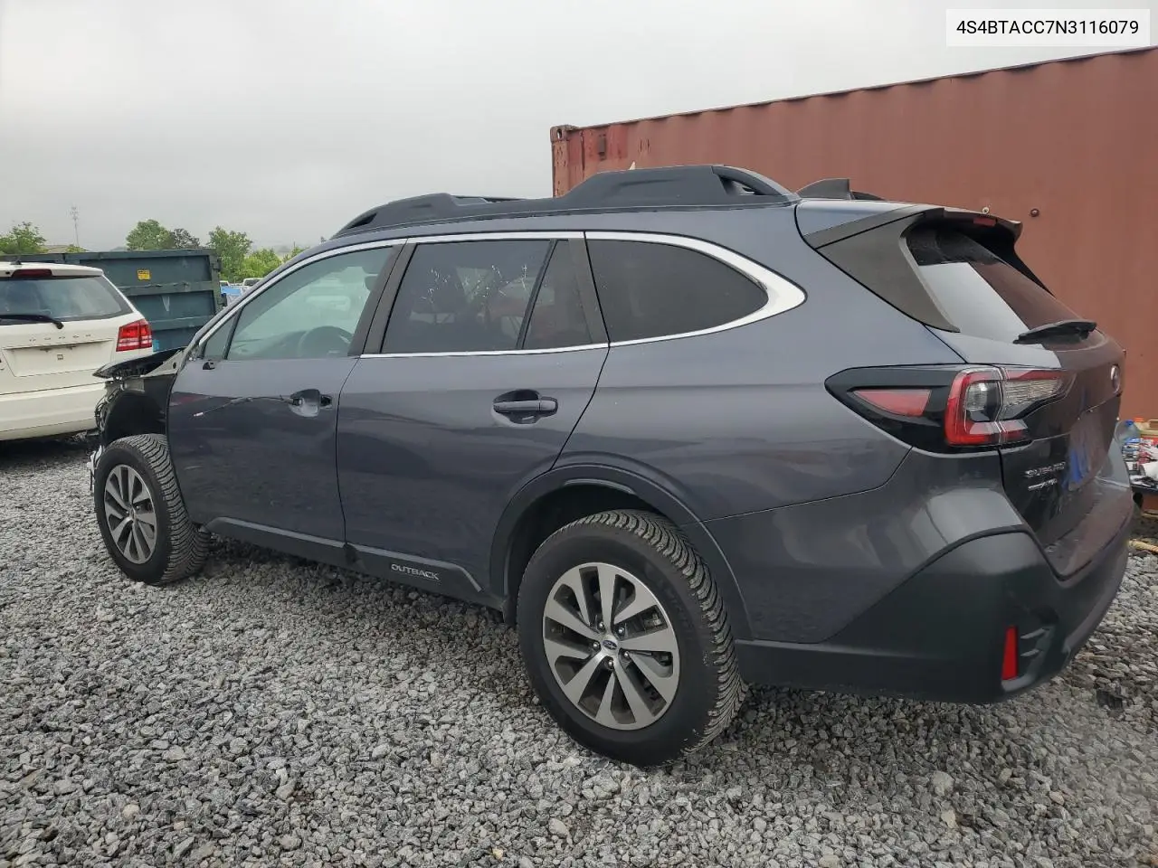 2022 Subaru Outback Premium VIN: 4S4BTACC7N3116079 Lot: 55266985
