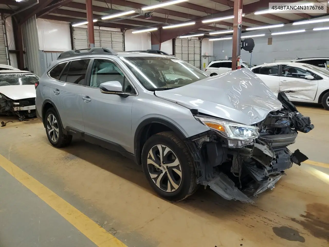2022 Subaru Outback Limited VIN: 4S4BTANC4N3176768 Lot: 55438645