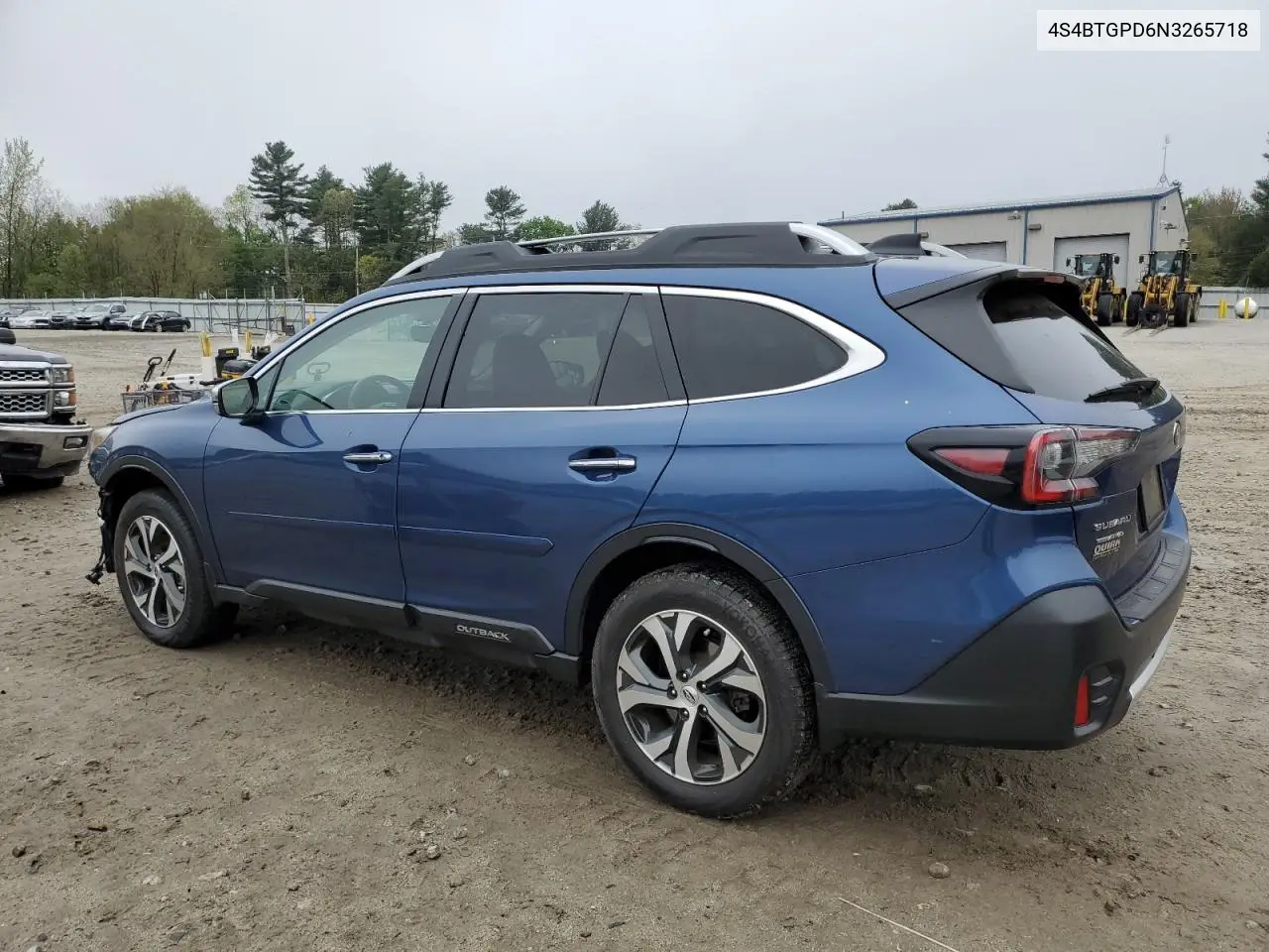 2022 Subaru Outback Touring VIN: 4S4BTGPD6N3265718 Lot: 55564565