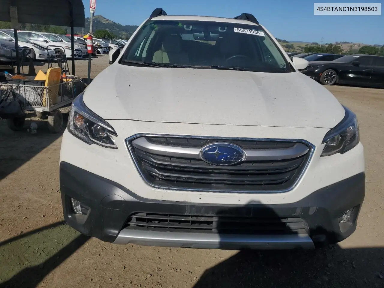 2022 Subaru Outback Limited VIN: 4S4BTANC1N3198503 Lot: 55574935