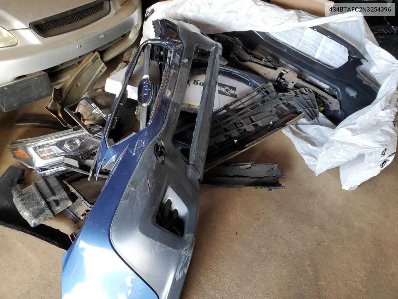 2022 Subaru Outback Premium VIN: 4S4BTAFC2N3254396 Lot: 55671195