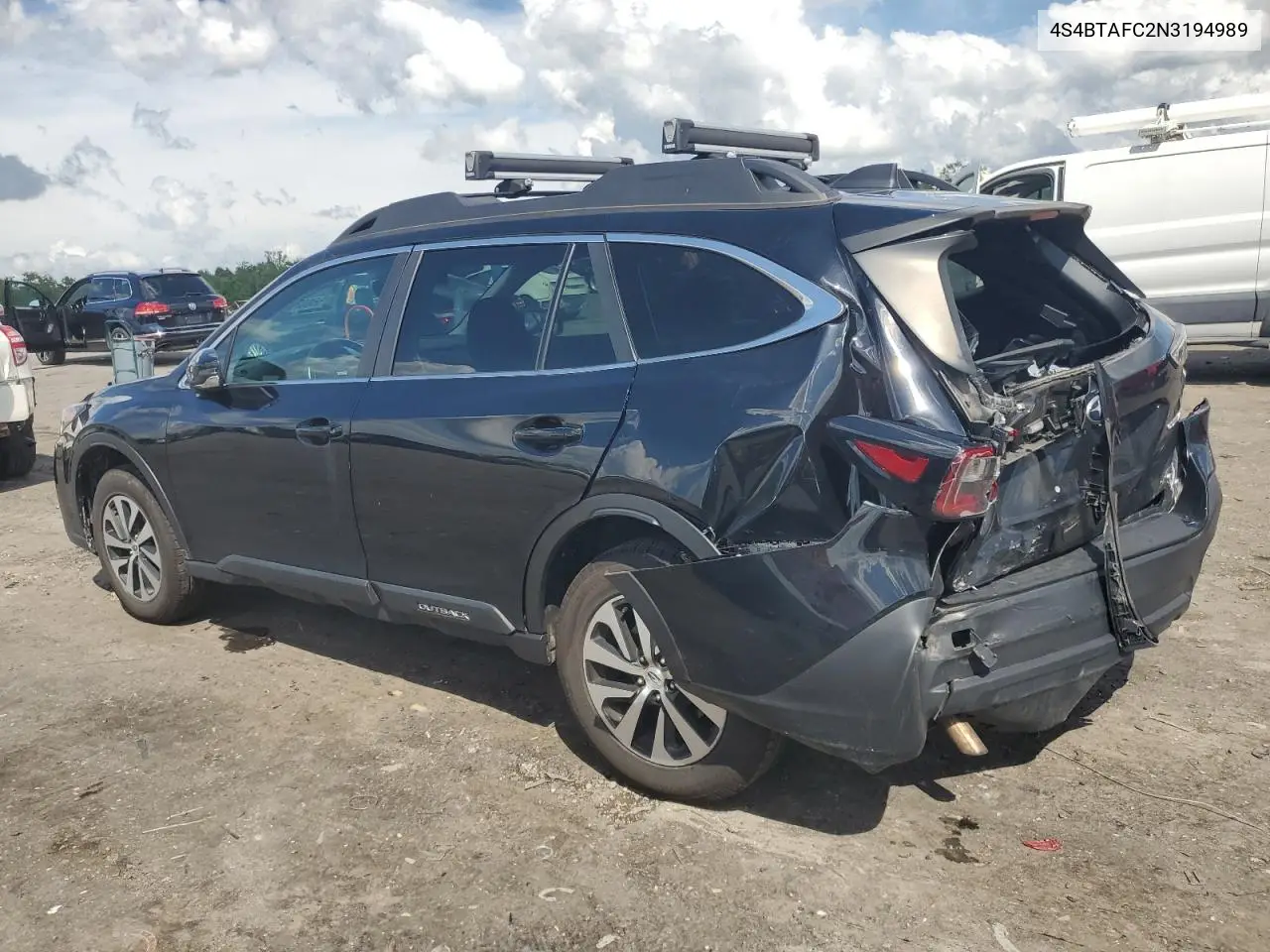 2022 Subaru Outback Premium VIN: 4S4BTAFC2N3194989 Lot: 55857515