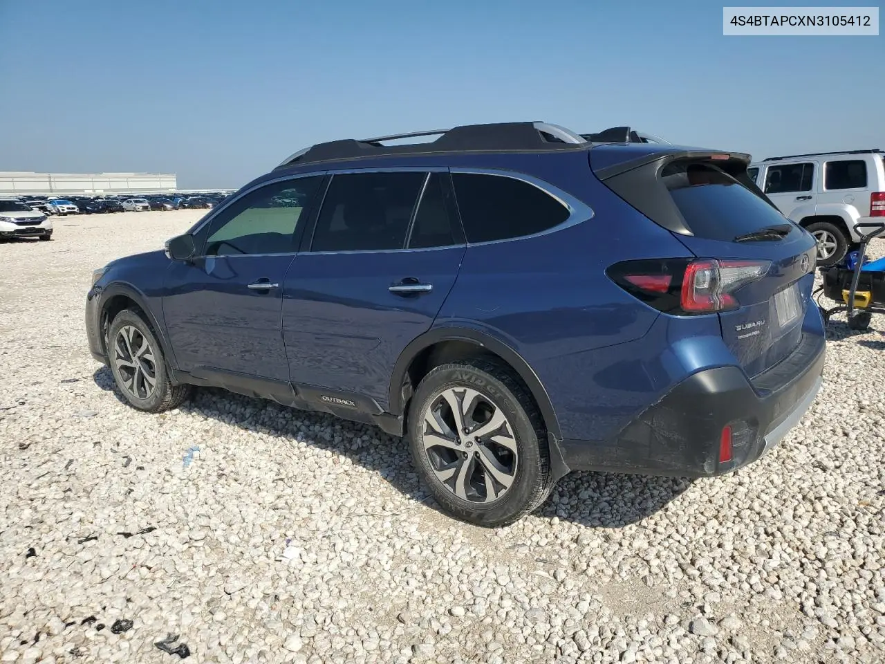 2022 Subaru Outback Touring VIN: 4S4BTAPCXN3105412 Lot: 55981815