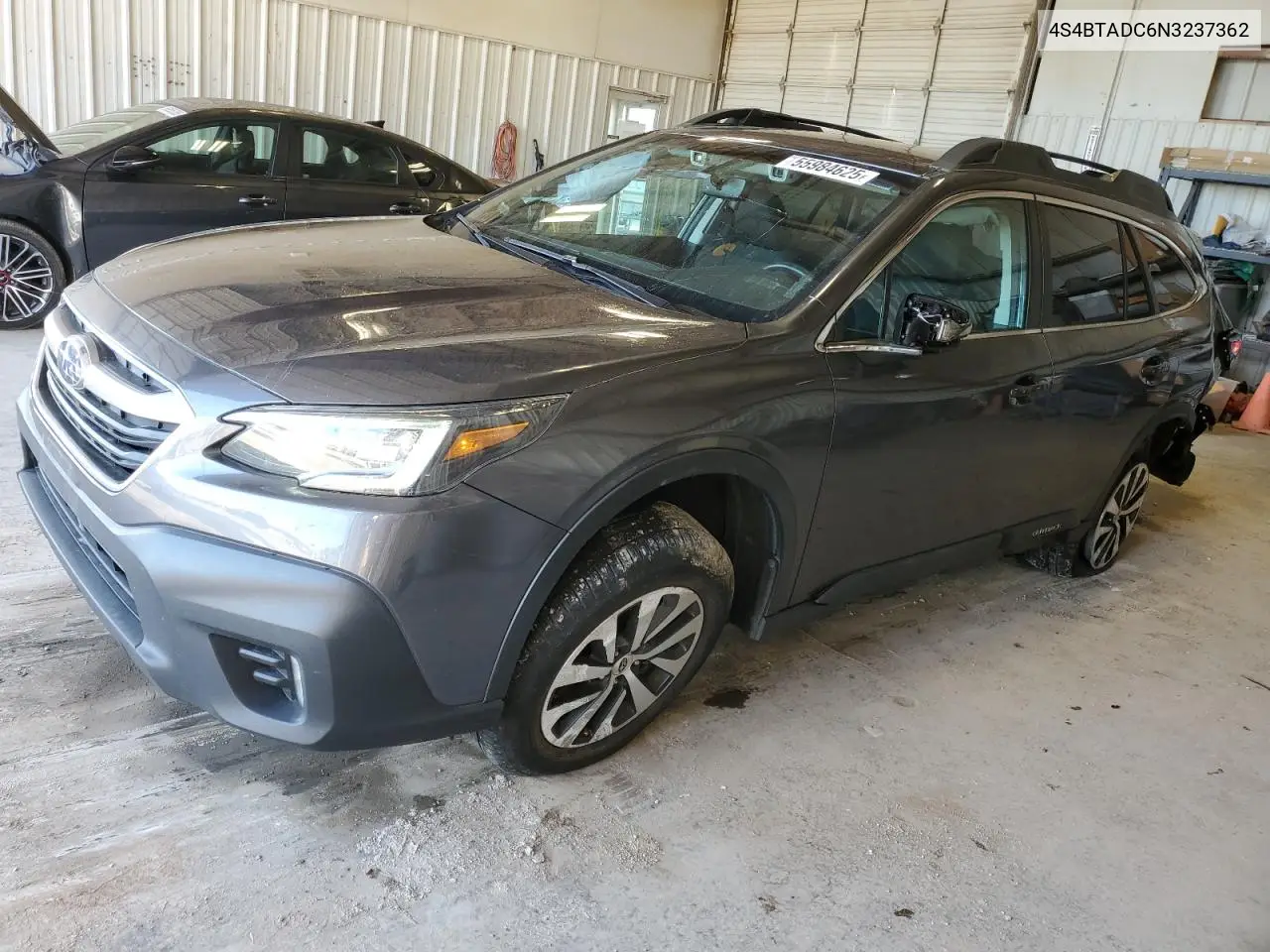 2022 Subaru Outback Premium VIN: 4S4BTADC6N3237362 Lot: 55984625