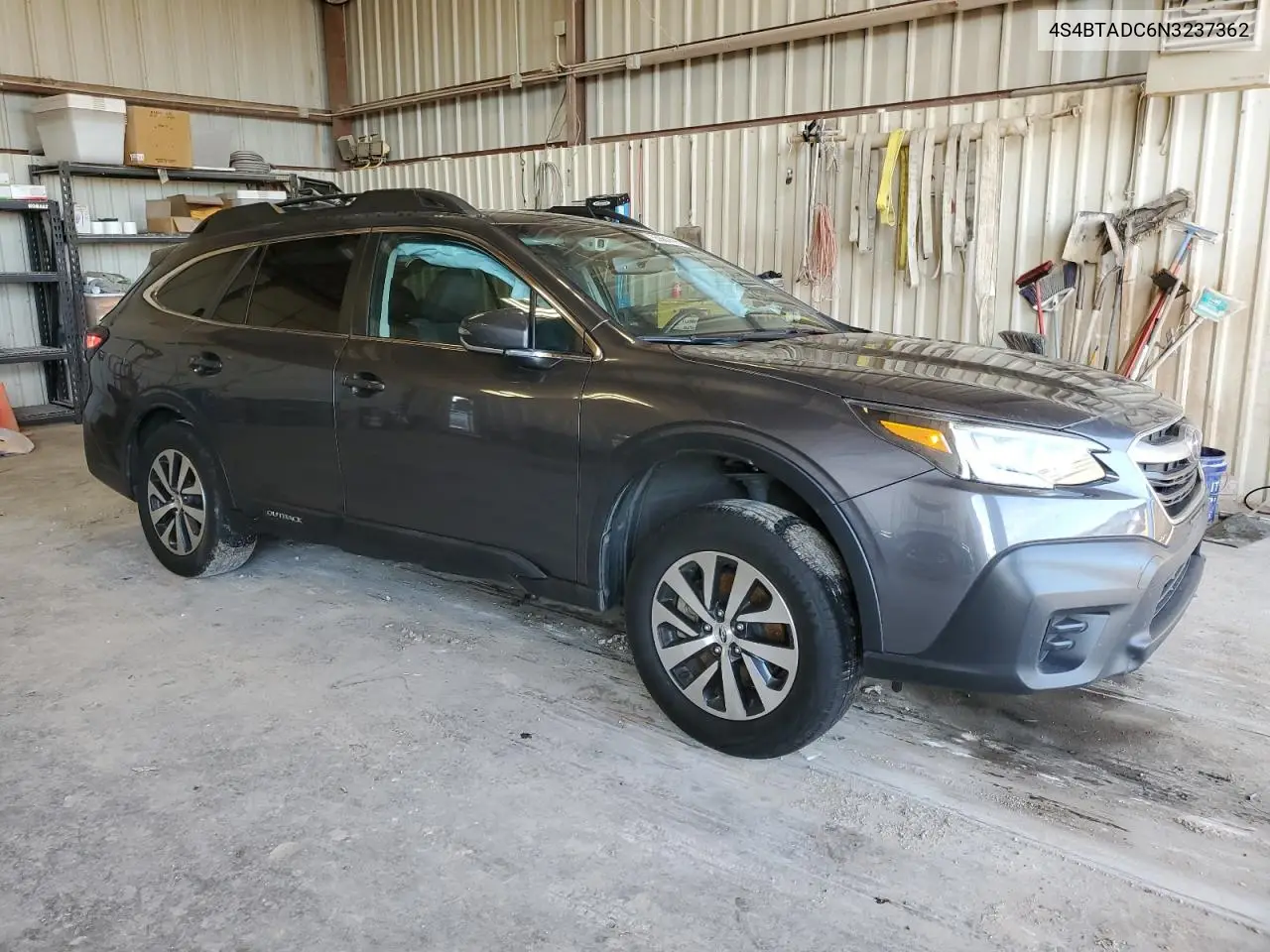 2022 Subaru Outback Premium VIN: 4S4BTADC6N3237362 Lot: 55984625