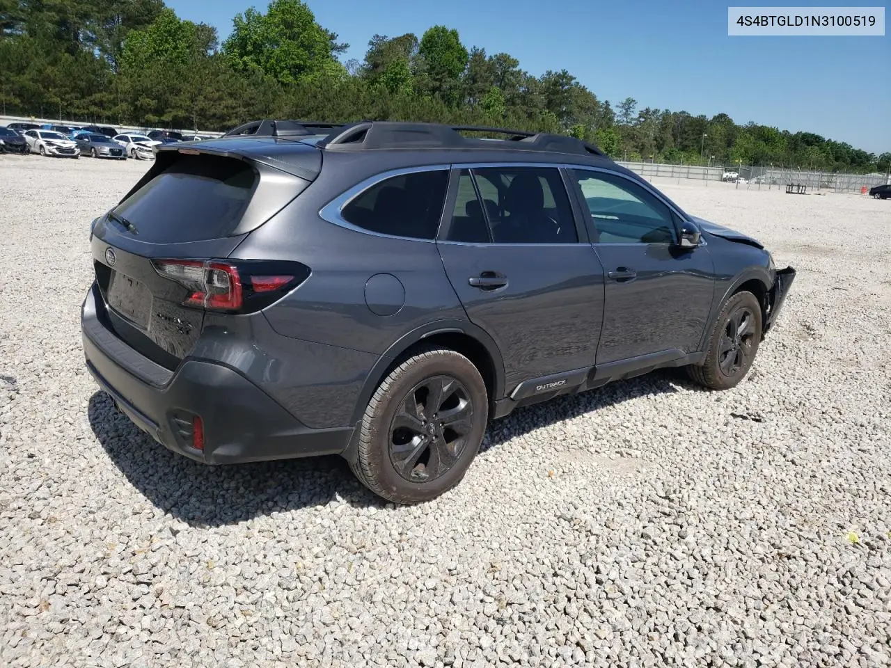 2022 Subaru Outback Onyx Edition Xt VIN: 4S4BTGLD1N3100519 Lot: 56068655