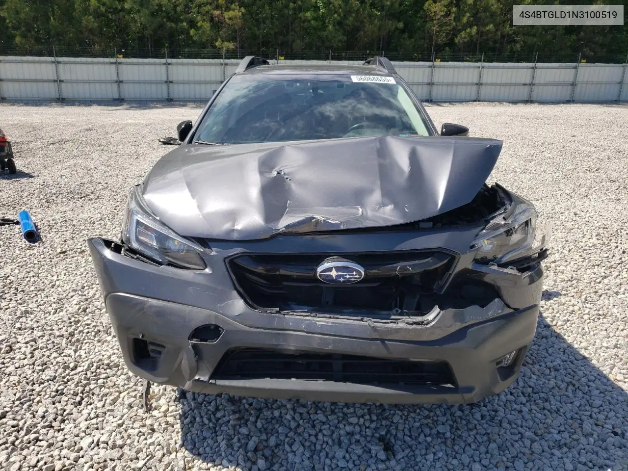 2022 Subaru Outback Onyx Edition Xt VIN: 4S4BTGLD1N3100519 Lot: 56068655