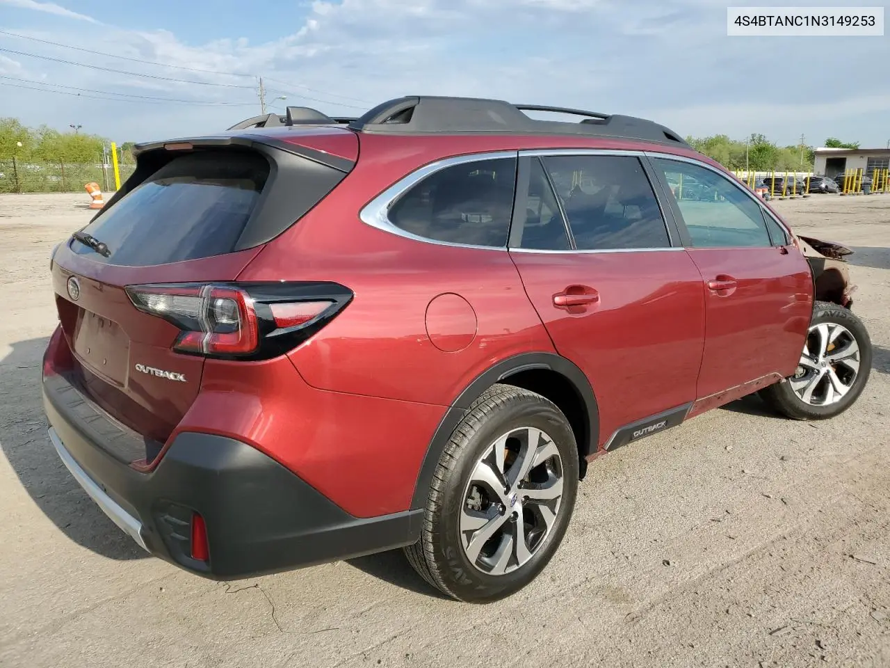 2022 Subaru Outback Limited VIN: 4S4BTANC1N3149253 Lot: 56113615