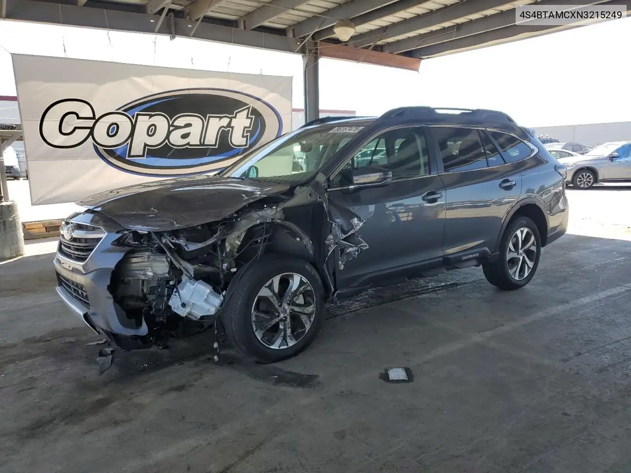 2022 Subaru Outback Limited VIN: 4S4BTAMCXN3215249 Lot: 56157475