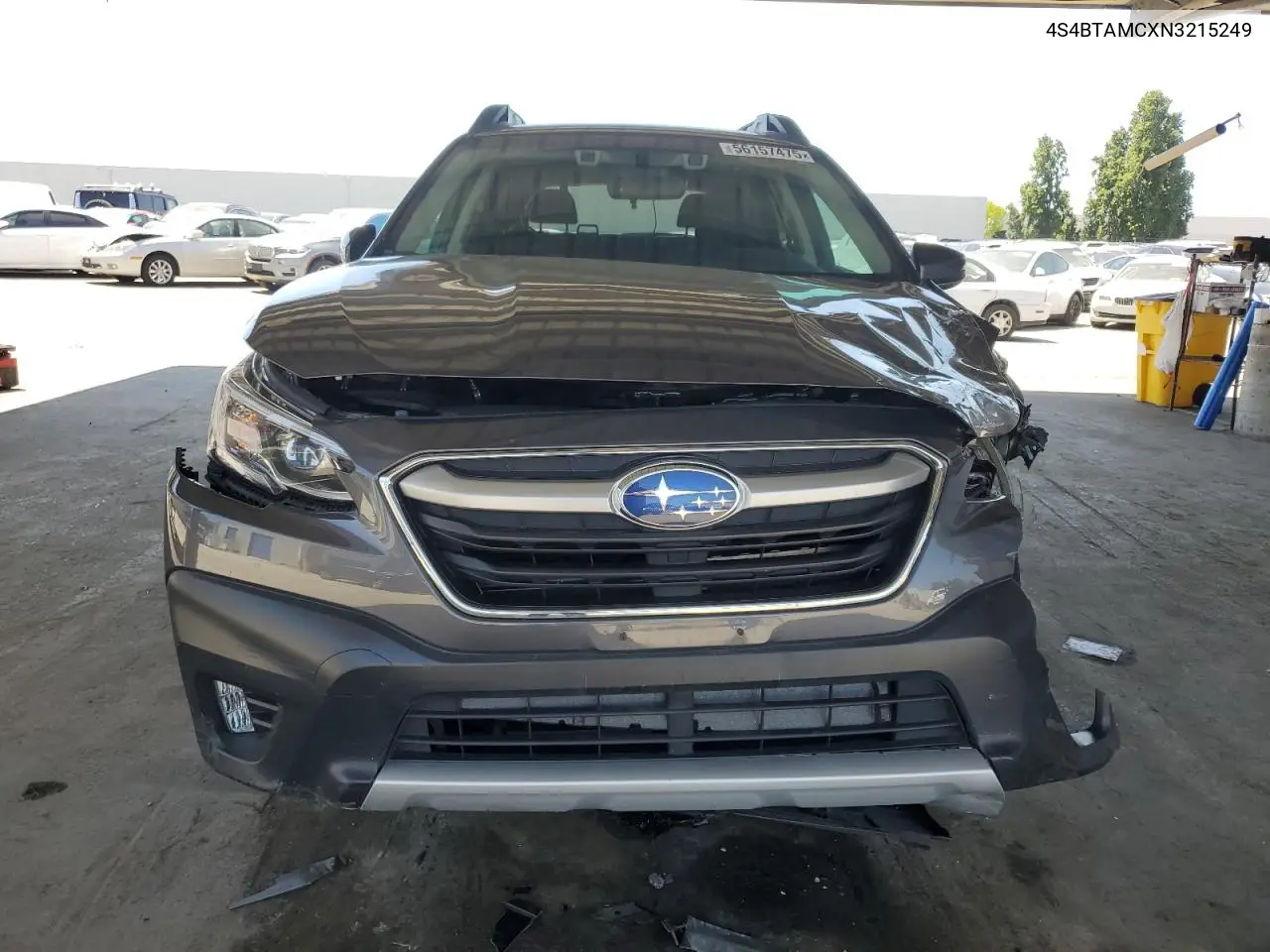 2022 Subaru Outback Limited VIN: 4S4BTAMCXN3215249 Lot: 56157475
