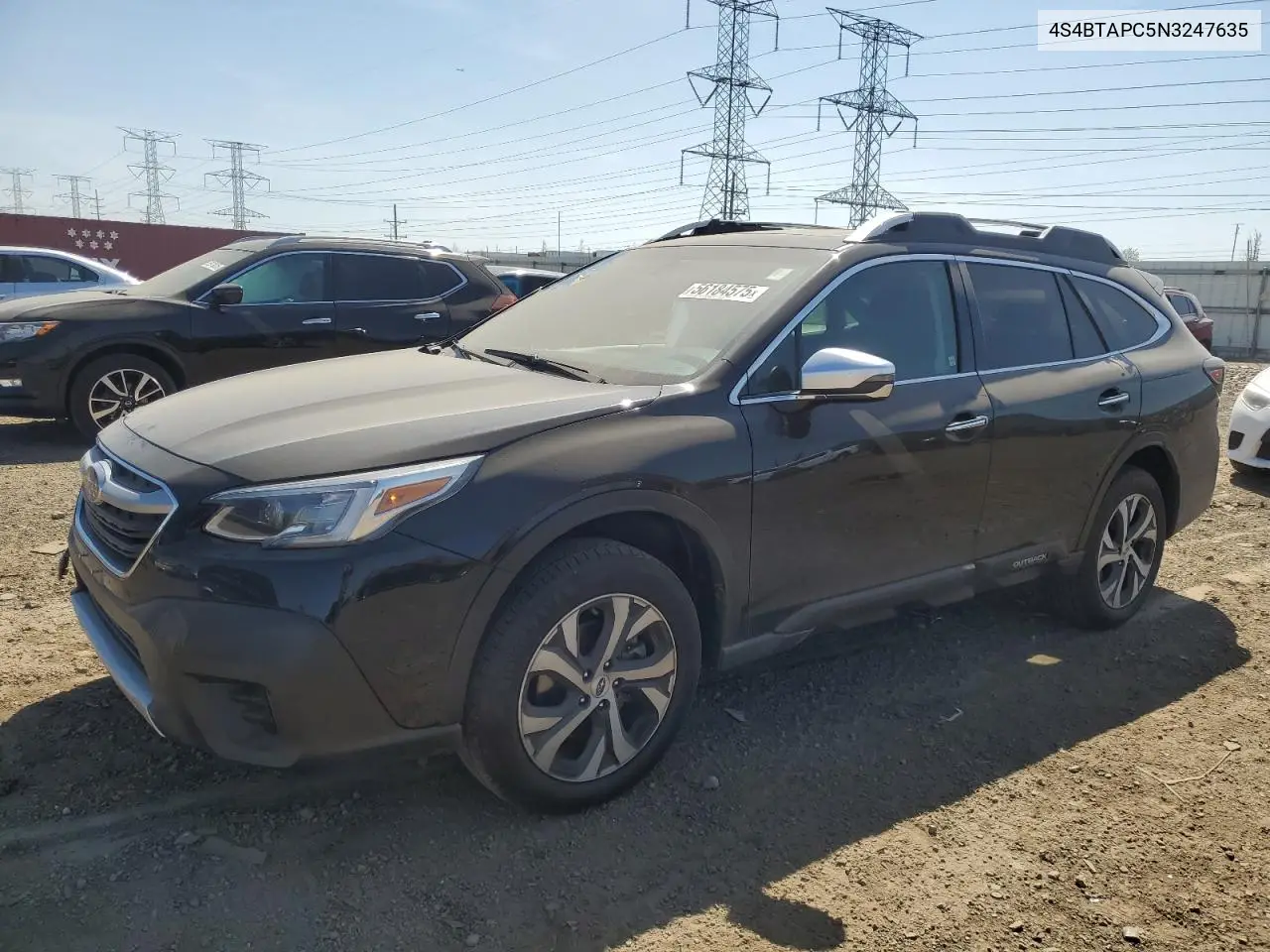 2022 Subaru Outback Touring VIN: 4S4BTAPC5N3247635 Lot: 56184575
