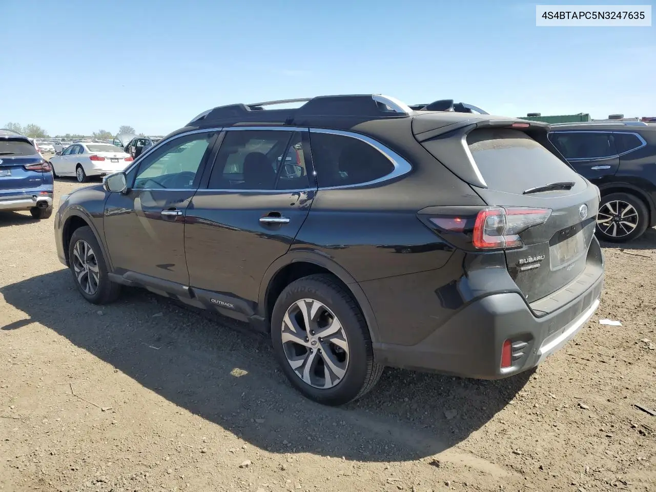 2022 Subaru Outback Touring VIN: 4S4BTAPC5N3247635 Lot: 56184575