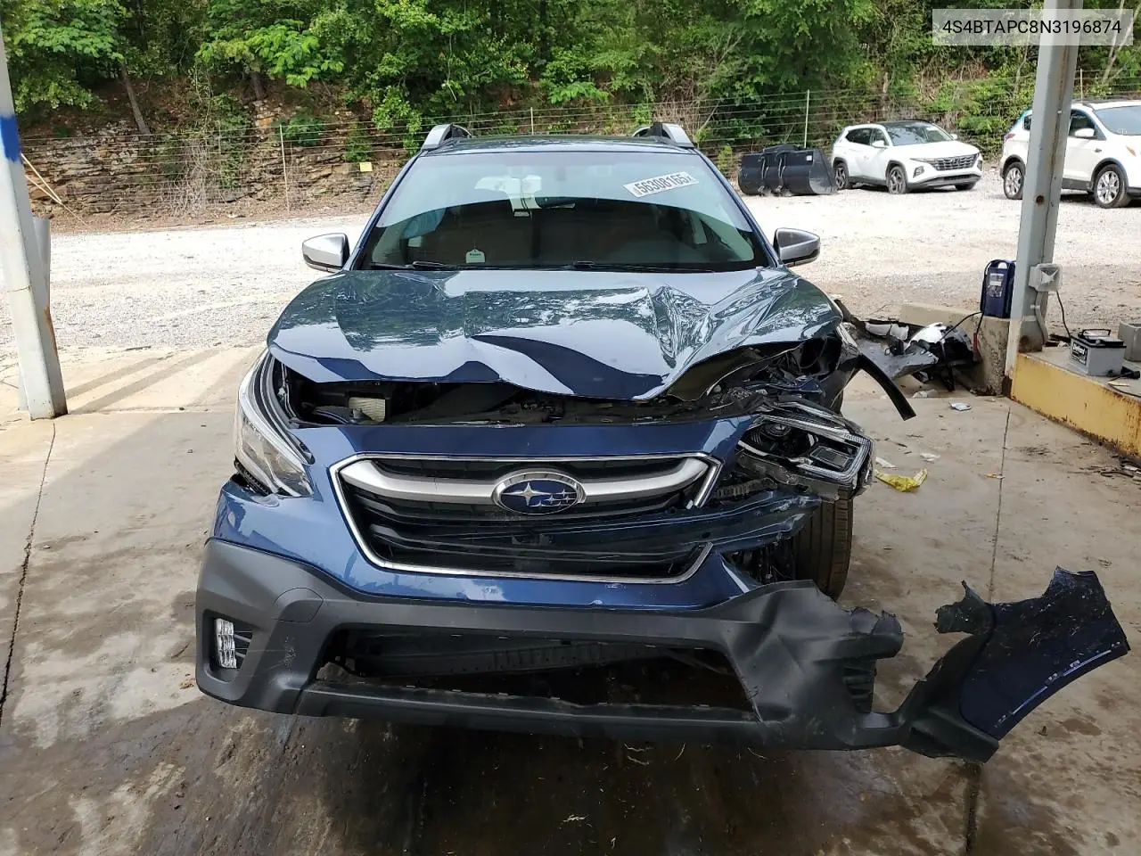 2022 Subaru Outback Touring VIN: 4S4BTAPC8N3196874 Lot: 56308165