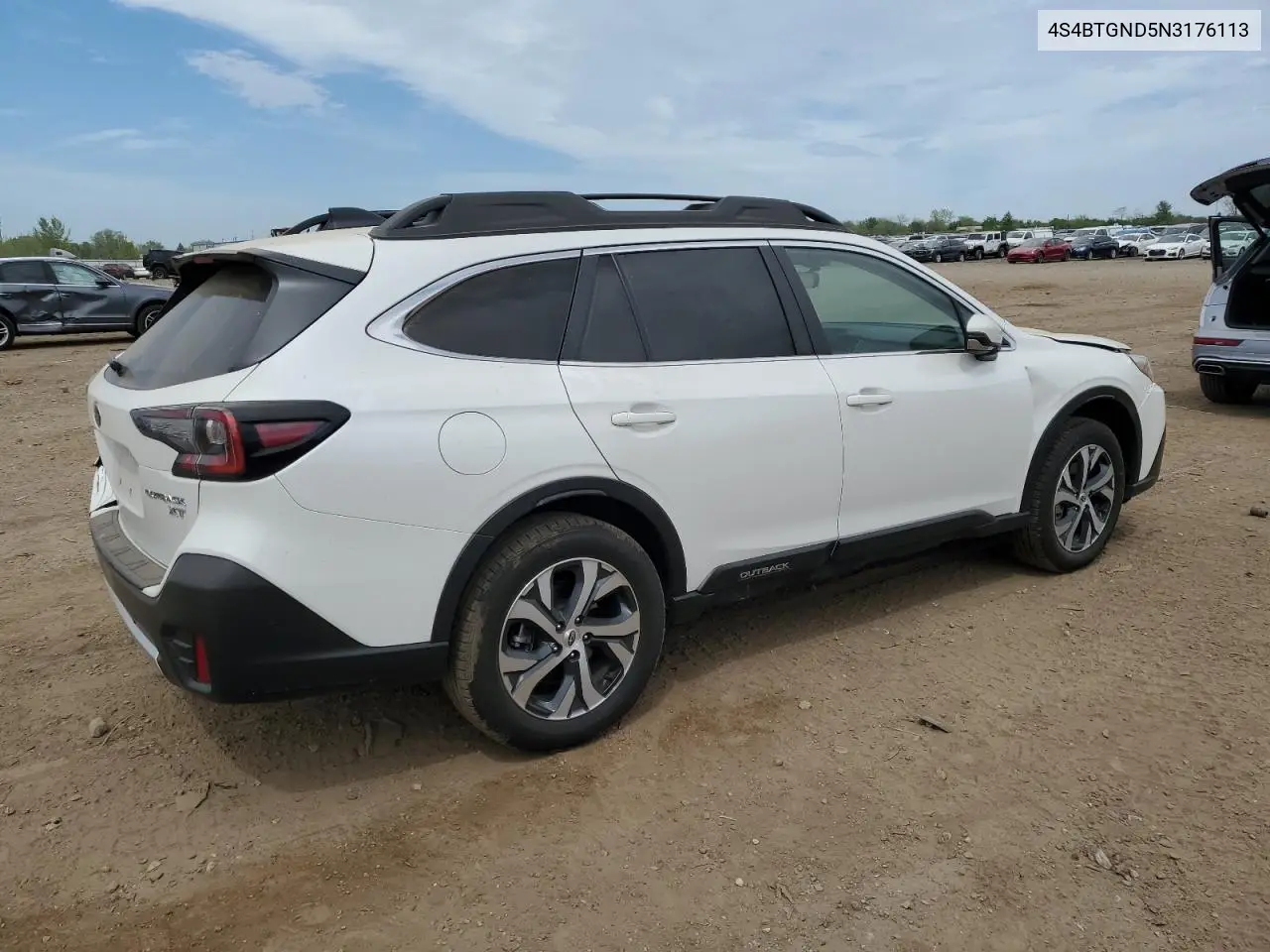 2022 Subaru Outback Limited Xt VIN: 4S4BTGND5N3176113 Lot: 56489845