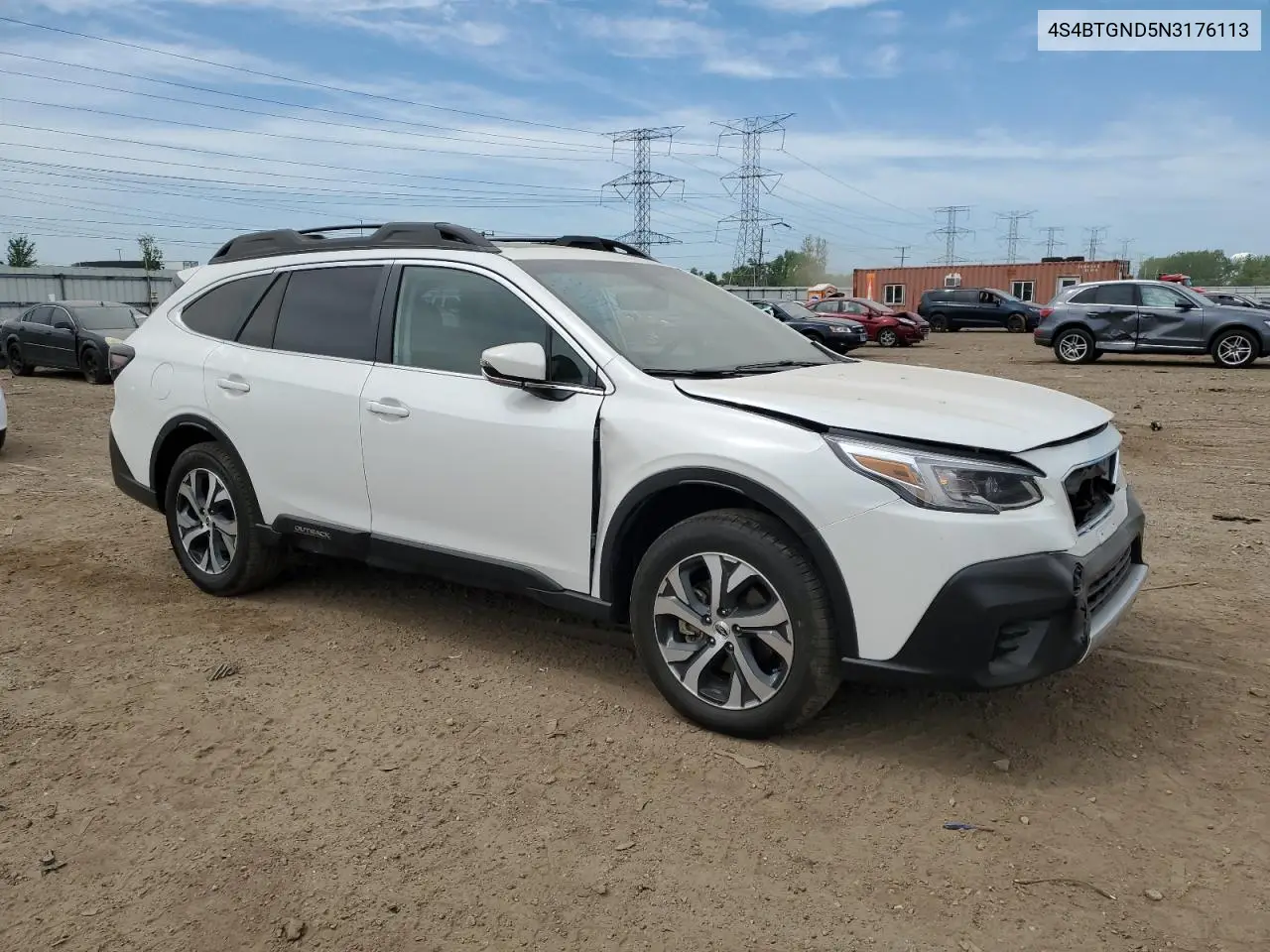 2022 Subaru Outback Limited Xt VIN: 4S4BTGND5N3176113 Lot: 56489845