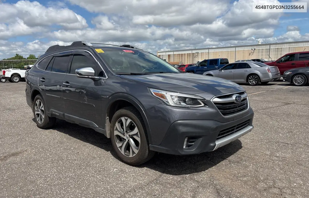 2022 Subaru Outback Touring VIN: 4S4BTGPD3N3255664 Lot: 56517045