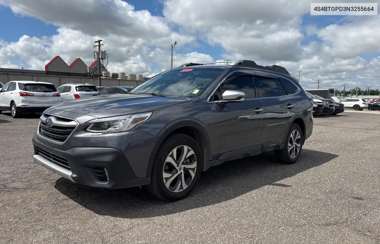 2022 Subaru Outback Touring VIN: 4S4BTGPD3N3255664 Lot: 56517045