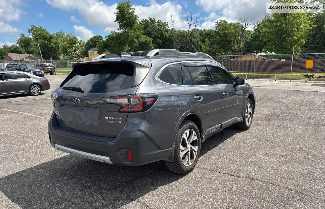 2022 Subaru Outback Touring VIN: 4S4BTGPD3N3255664 Lot: 56517045