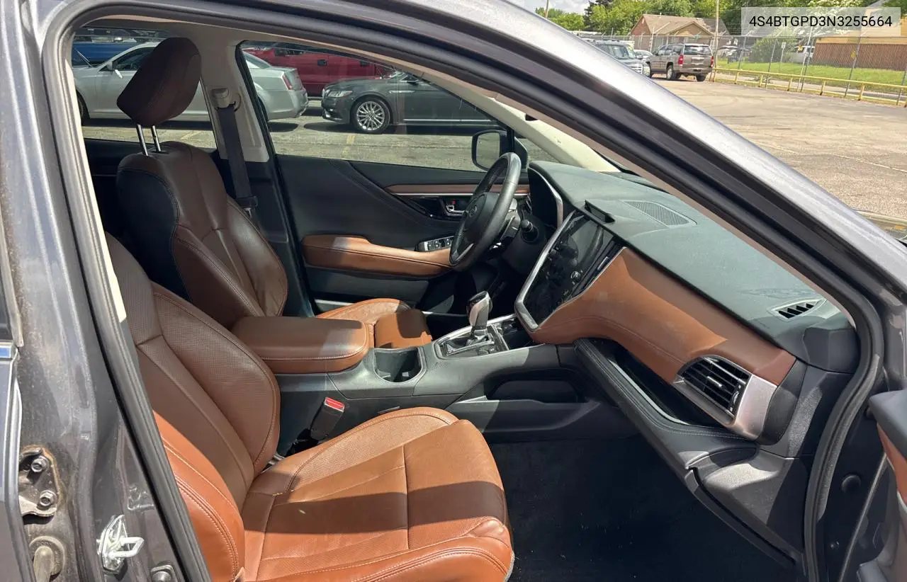 2022 Subaru Outback Touring VIN: 4S4BTGPD3N3255664 Lot: 56517045