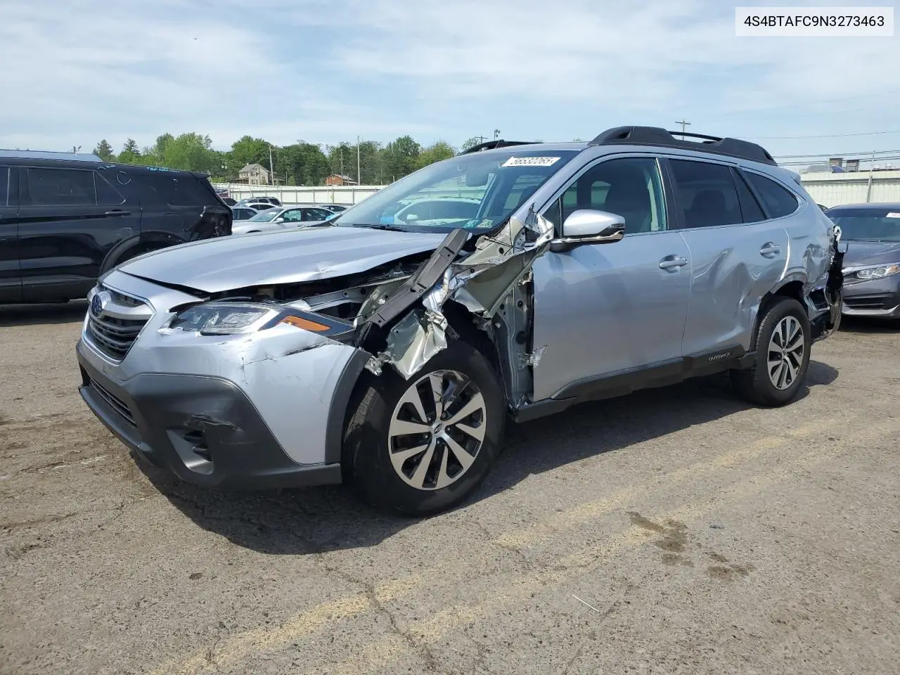 2022 Subaru Outback Premium VIN: 4S4BTAFC9N3273463 Lot: 56532265