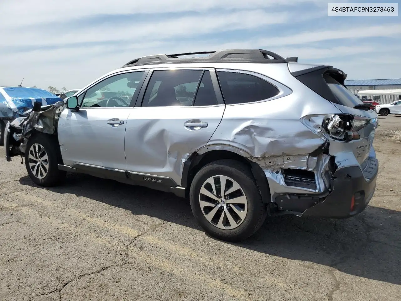 2022 Subaru Outback Premium VIN: 4S4BTAFC9N3273463 Lot: 56532265