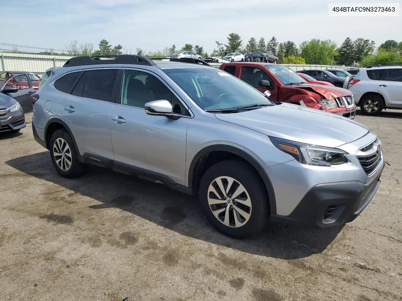 2022 Subaru Outback Premium VIN: 4S4BTAFC9N3273463 Lot: 56532265