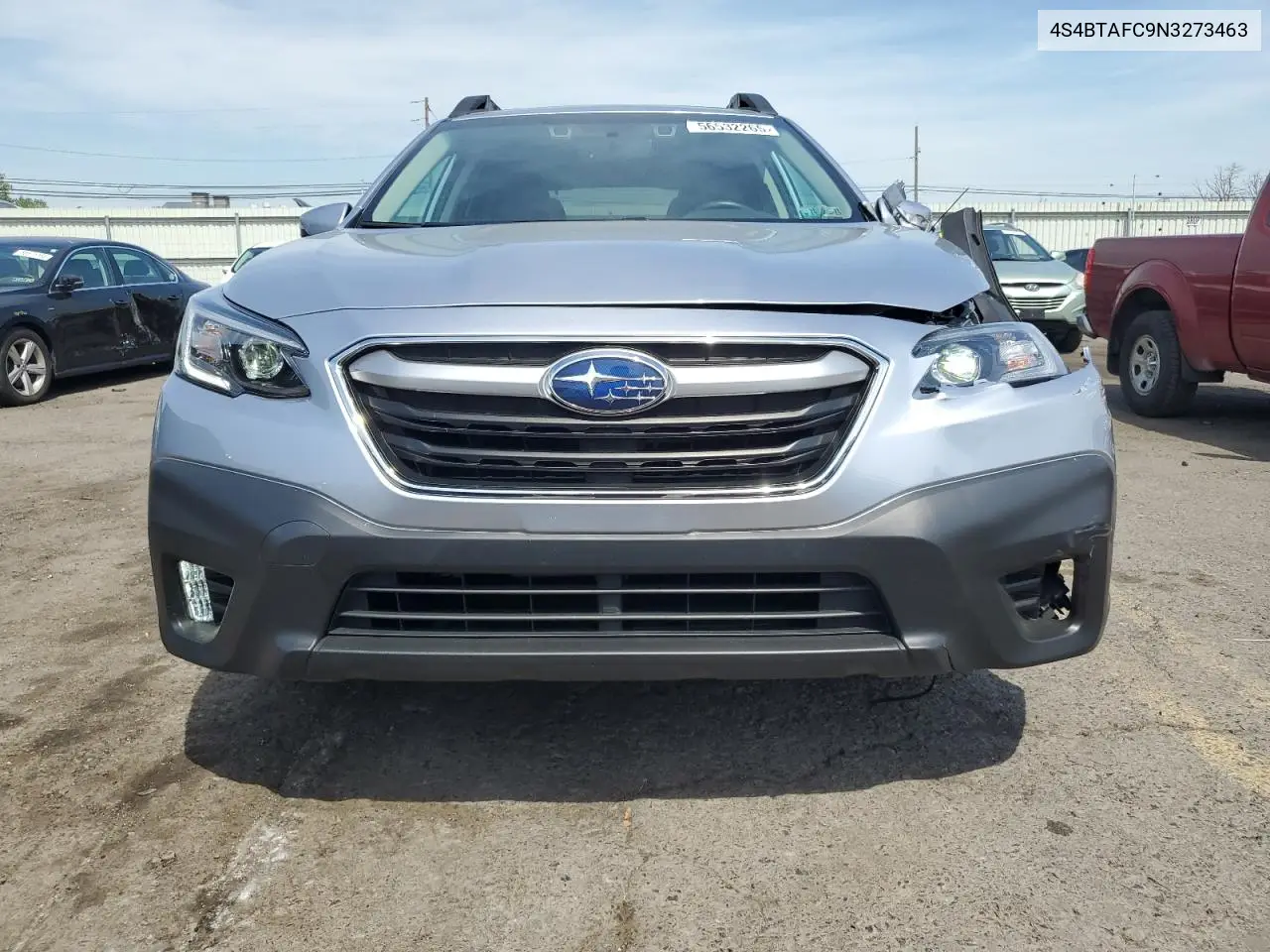 2022 Subaru Outback Premium VIN: 4S4BTAFC9N3273463 Lot: 56532265
