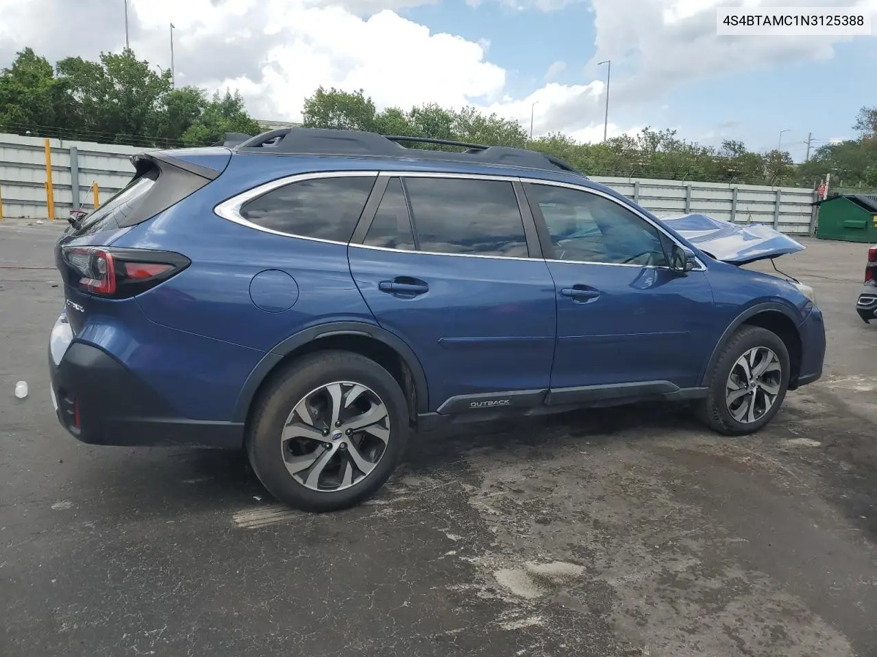 2022 Subaru Outback Limited VIN: 4S4BTAMC1N3125388 Lot: 56549065
