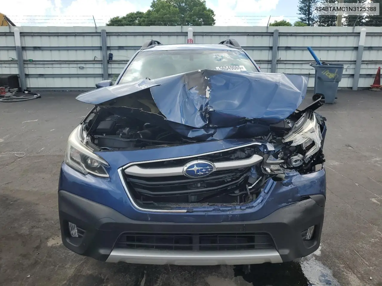 2022 Subaru Outback Limited VIN: 4S4BTAMC1N3125388 Lot: 56549065