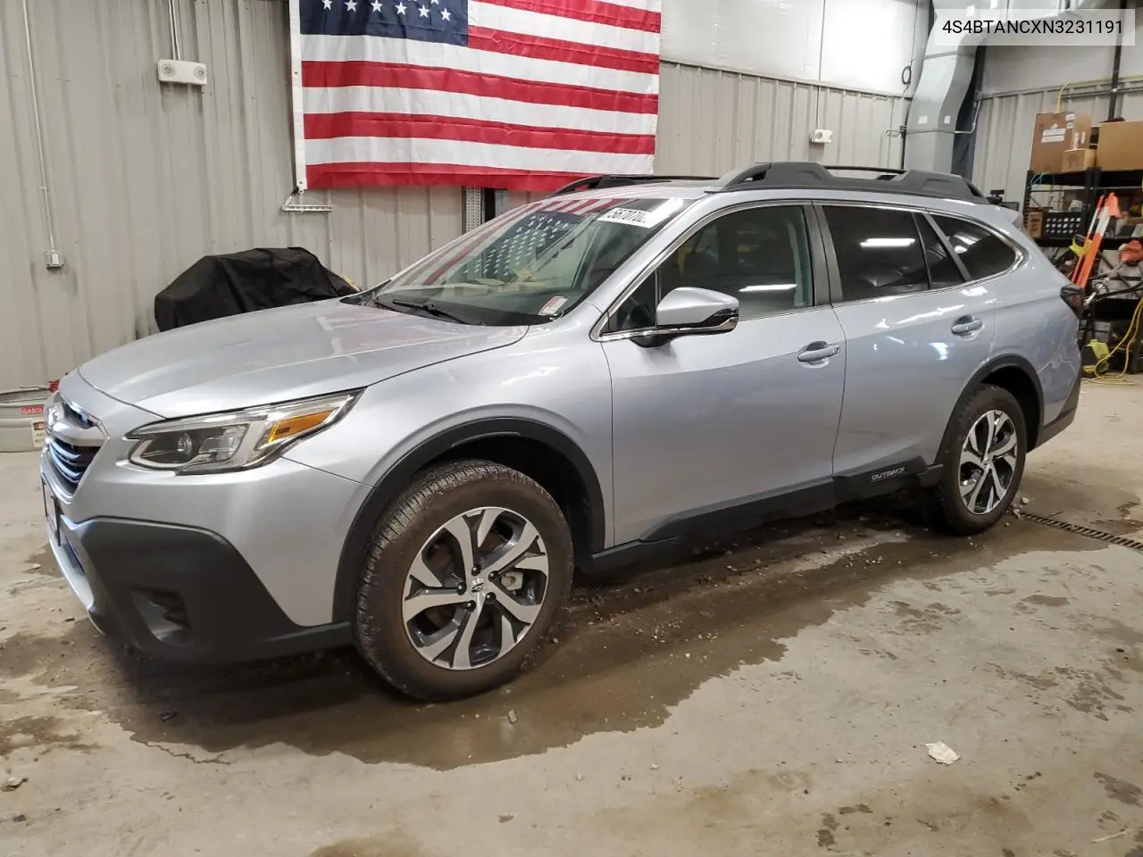 2022 Subaru Outback Limited VIN: 4S4BTANCXN3231191 Lot: 56707025