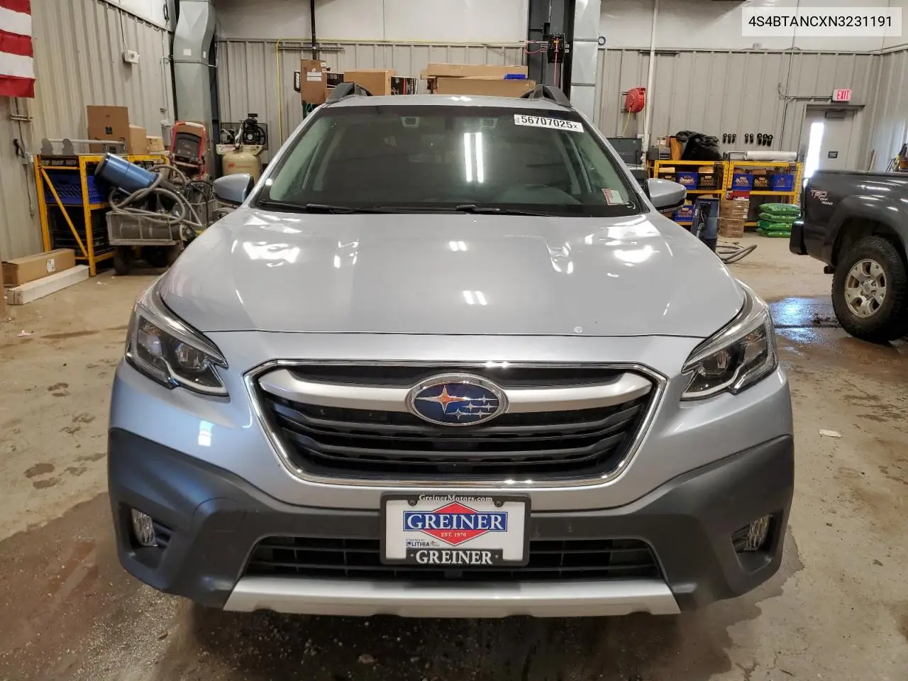 2022 Subaru Outback Limited VIN: 4S4BTANCXN3231191 Lot: 56707025