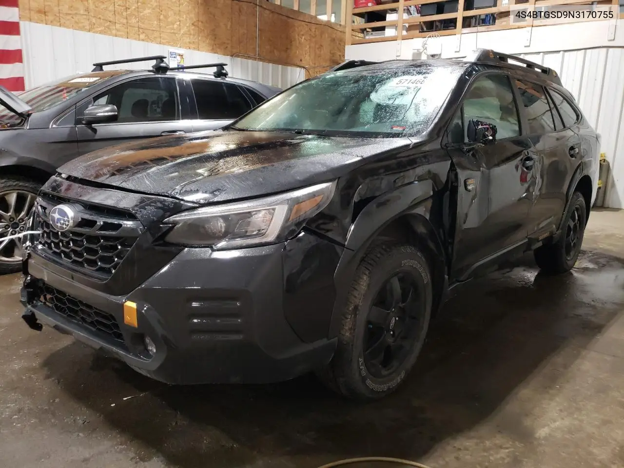 2022 Subaru Outback Wilderness VIN: 4S4BTGSD9N3170755 Lot: 57146665