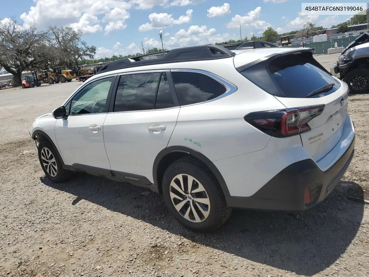 2022 Subaru Outback Premium VIN: 4S4BTAFC6N3199046 Lot: 57160685