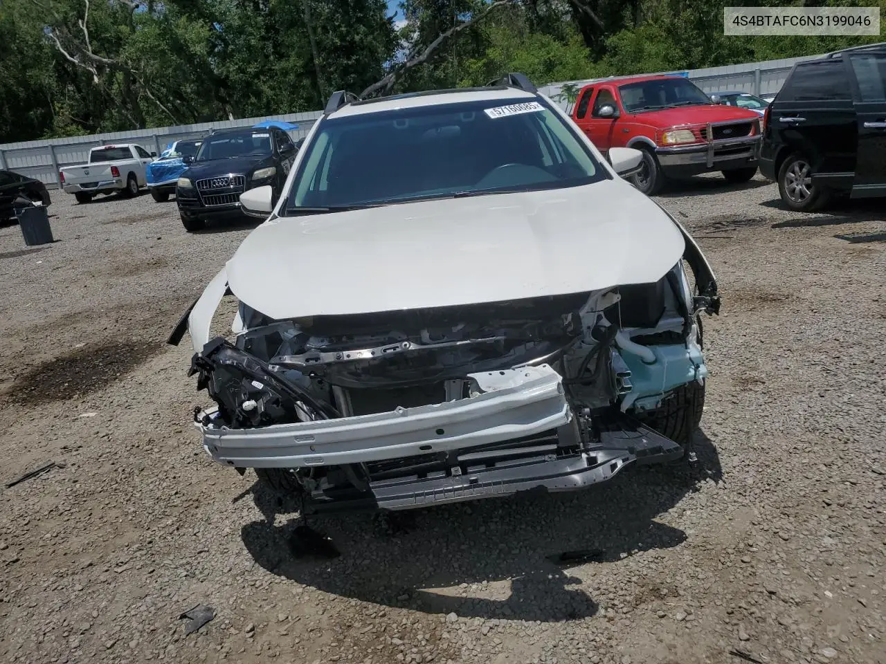 2022 Subaru Outback Premium VIN: 4S4BTAFC6N3199046 Lot: 57160685
