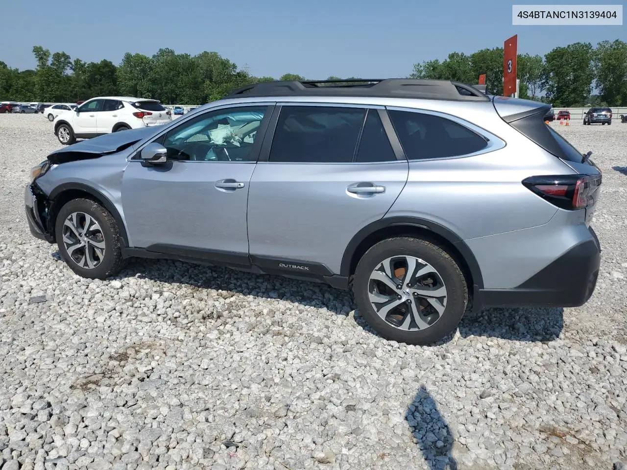 2022 Subaru Outback Limited VIN: 4S4BTANC1N3139404 Lot: 60096315