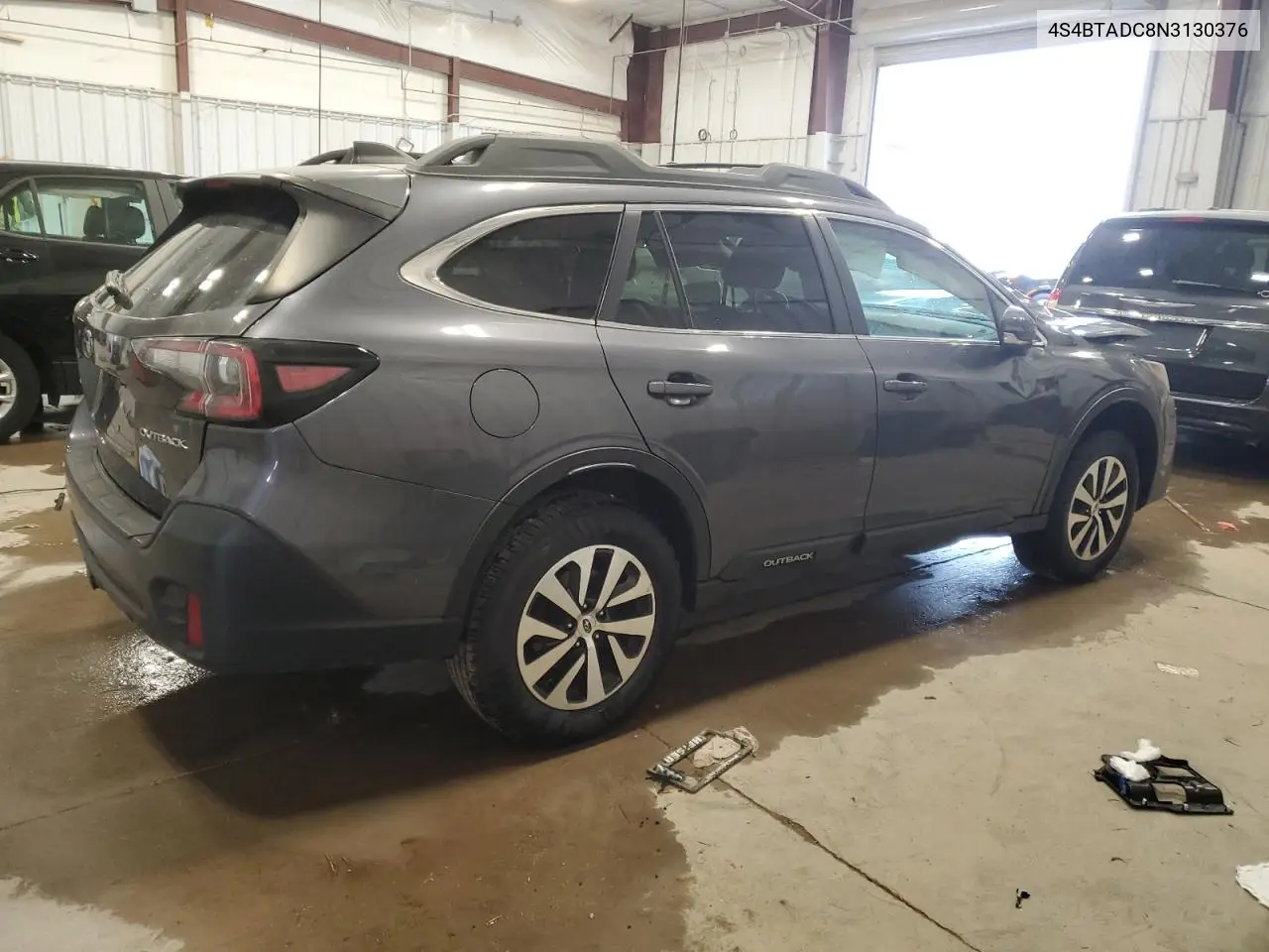 2022 Subaru Outback Premium VIN: 4S4BTADC8N3130376 Lot: 60266655
