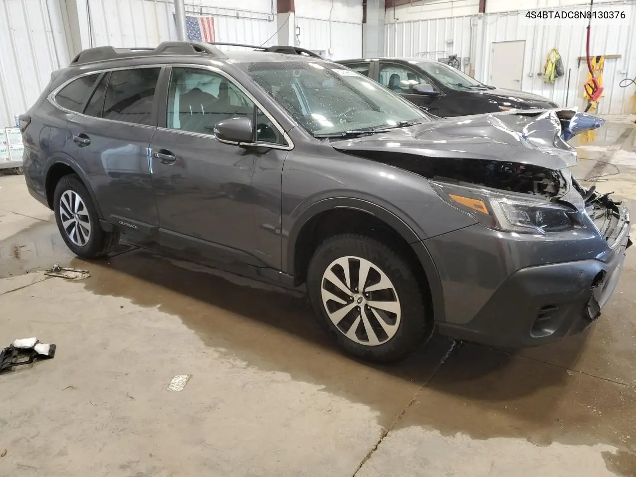 2022 Subaru Outback Premium VIN: 4S4BTADC8N3130376 Lot: 60266655