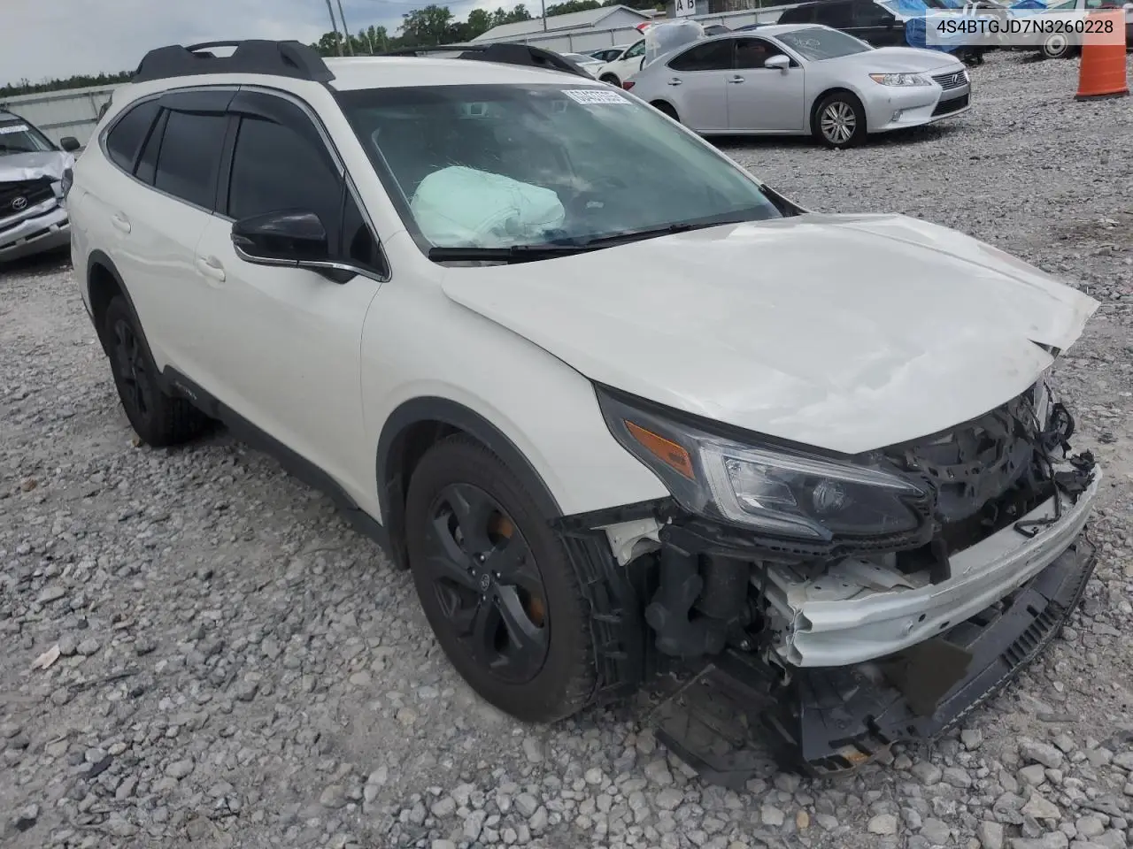 2022 Subaru Outback Onyx Edition Xt VIN: 4S4BTGJD7N3260228 Lot: 60437535