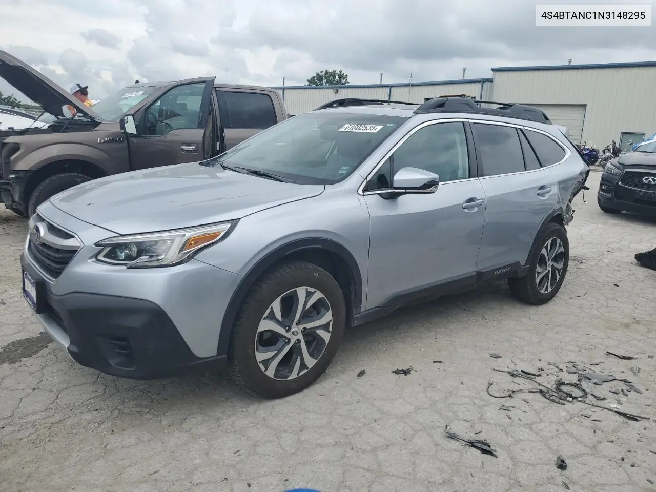 2022 Subaru Outback Limited VIN: 4S4BTANC1N3148295 Lot: 61002535