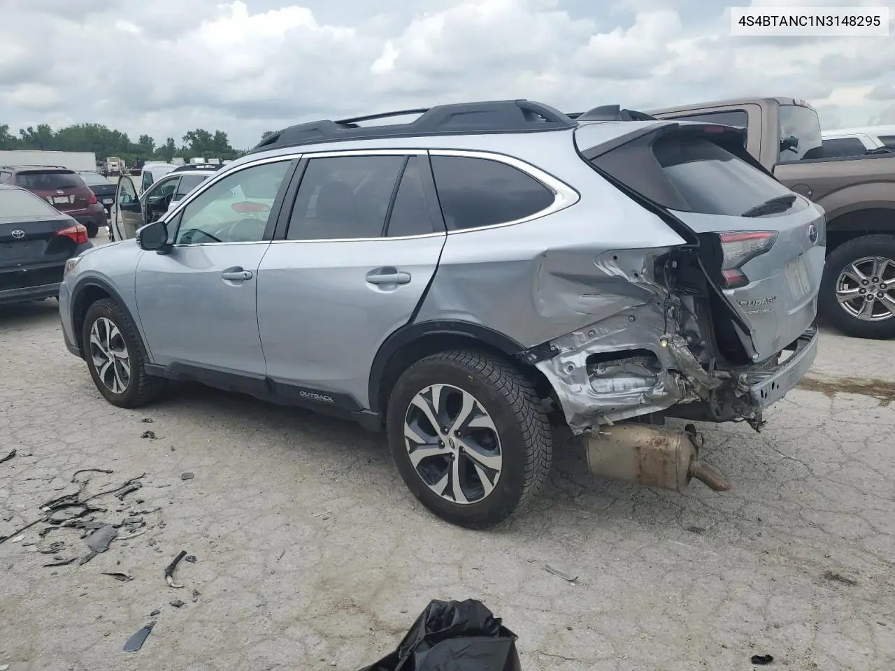 2022 Subaru Outback Limited VIN: 4S4BTANC1N3148295 Lot: 61002535