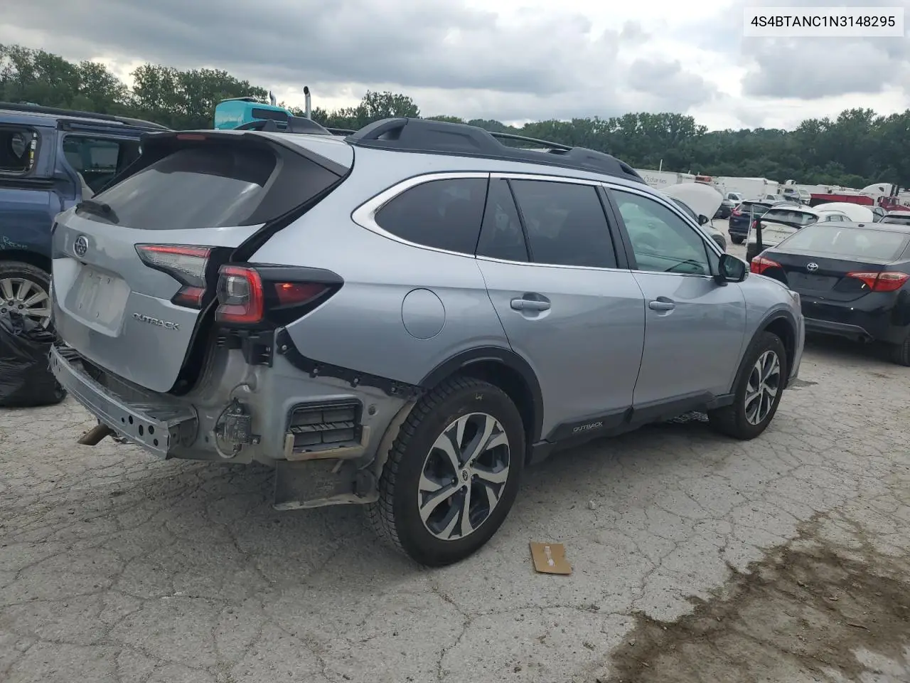 2022 Subaru Outback Limited VIN: 4S4BTANC1N3148295 Lot: 61002535