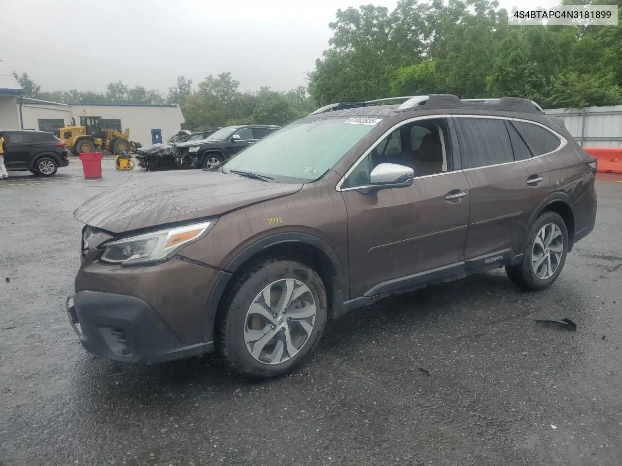 2022 Subaru Outback Touring VIN: 4S4BTAPC4N3181899 Lot: 61002835